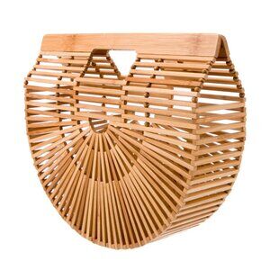Bamboo Ark Handle Bag (Wood)